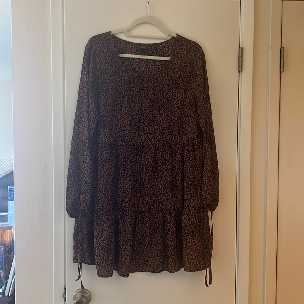 Wild Fable Leopard Babydoll Dress